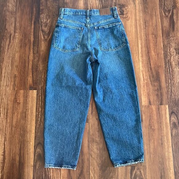 MADEWELL Balloon Jeans medium wash size 26 - Picture 4 of 4